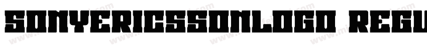 SonyEricssonLogo Regular字体转换